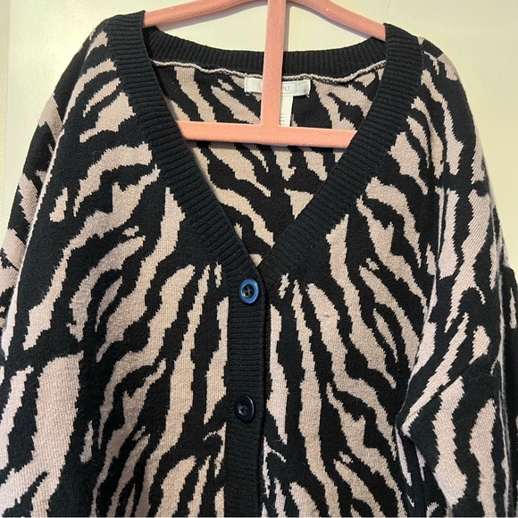 FULL TILT Womens Zebra Cardigan - XS - Picture 6 of 7